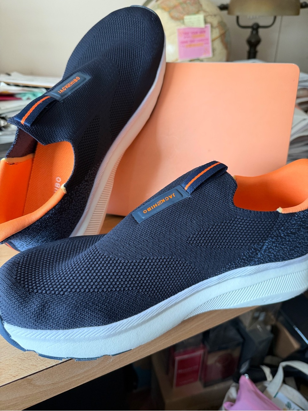 Brand new Slip in Free up Hands Shoe Wide Toe Box Arch Support Orthopedic 13M